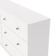 image 8 of May Chest of 6 Drawers in White