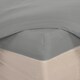 image 3 of OHS Soft Plain Fitted Bed 25cm Deep Elasticated Sheet, Double - Silver