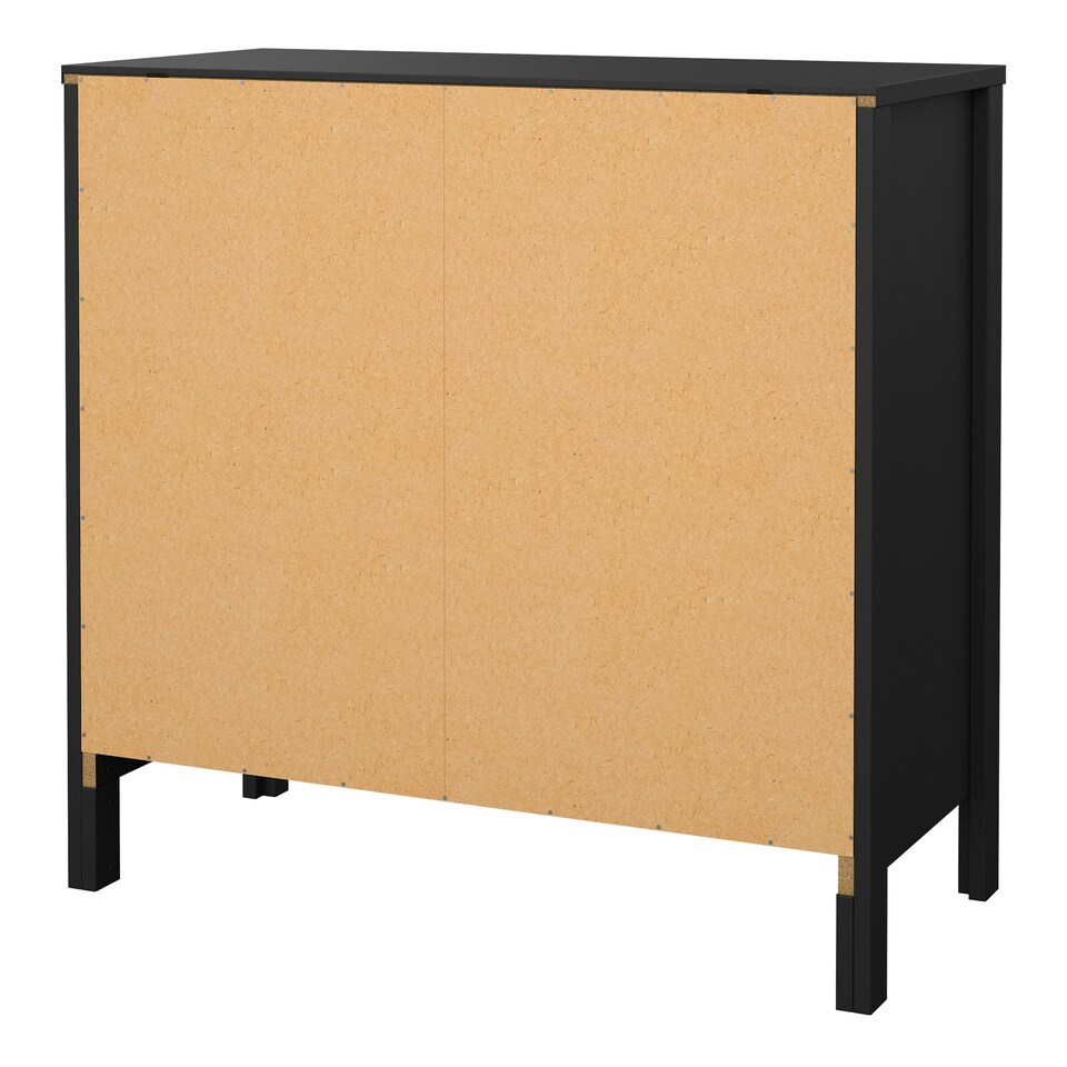 image 1 of Madrid Sideboard 2 Doors 1 Drawer in Matt Black