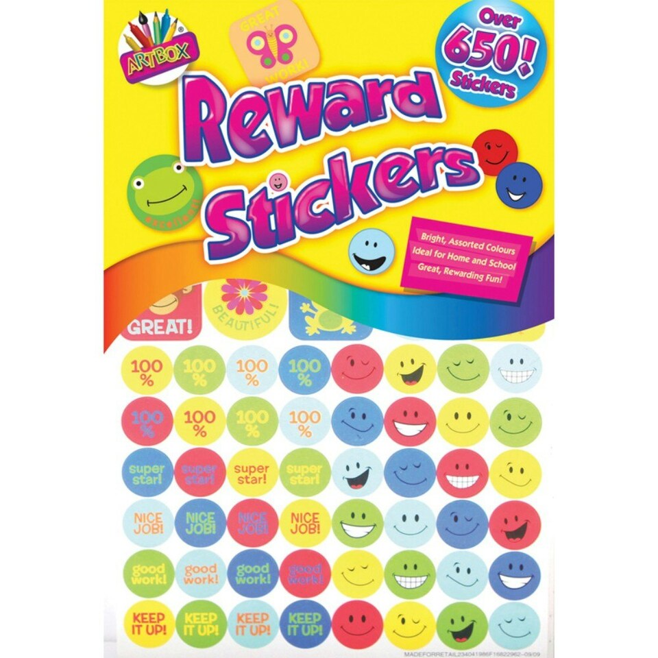 image 1 of Pack of 500 Assorted Reward Stickers
