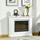 image 6 of HOMCOM 1kW/2kW Electric Fireplace Suite with Remote Control Timer Safe Cut-Off
