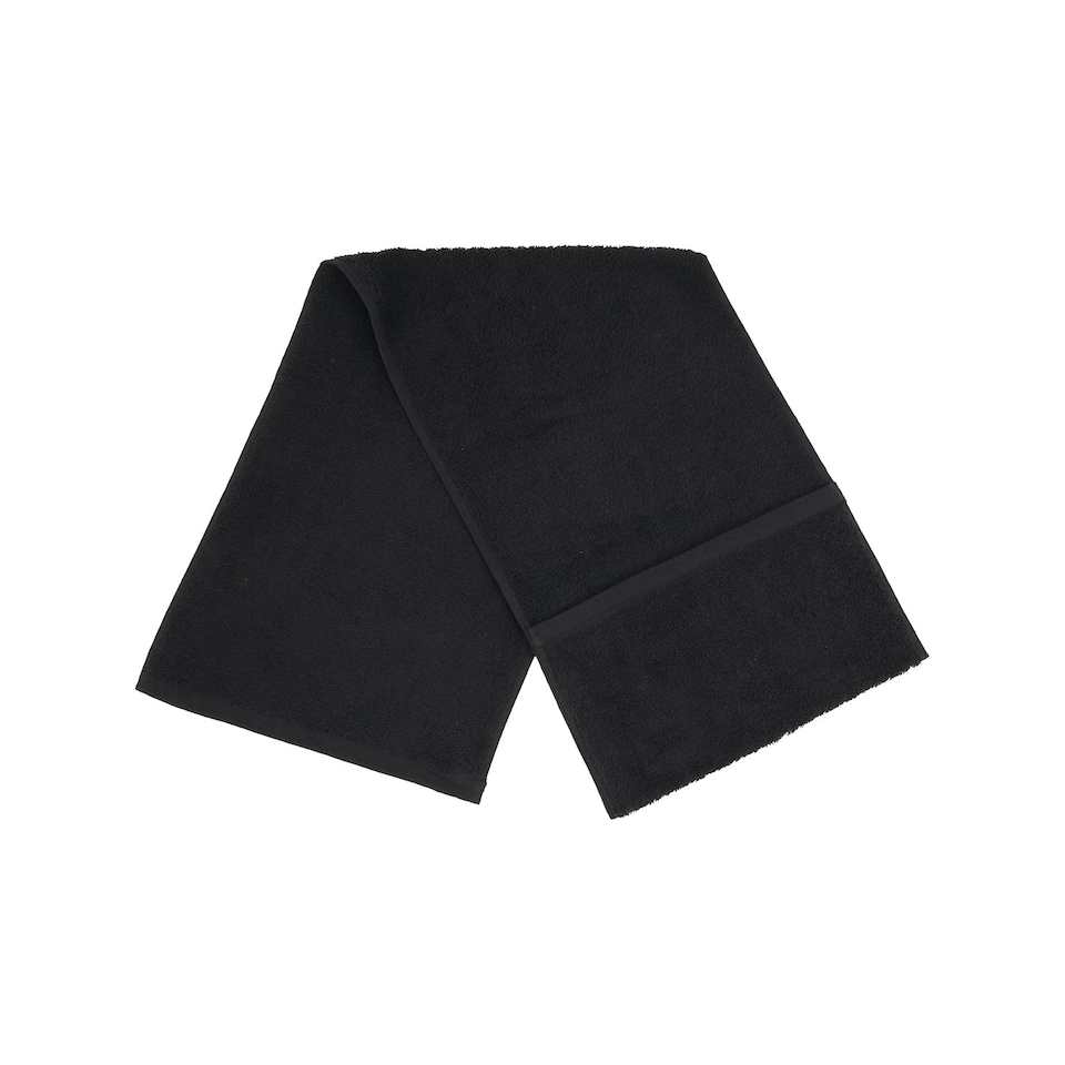 Towel City Luxury Gym Towel - Black - One Size