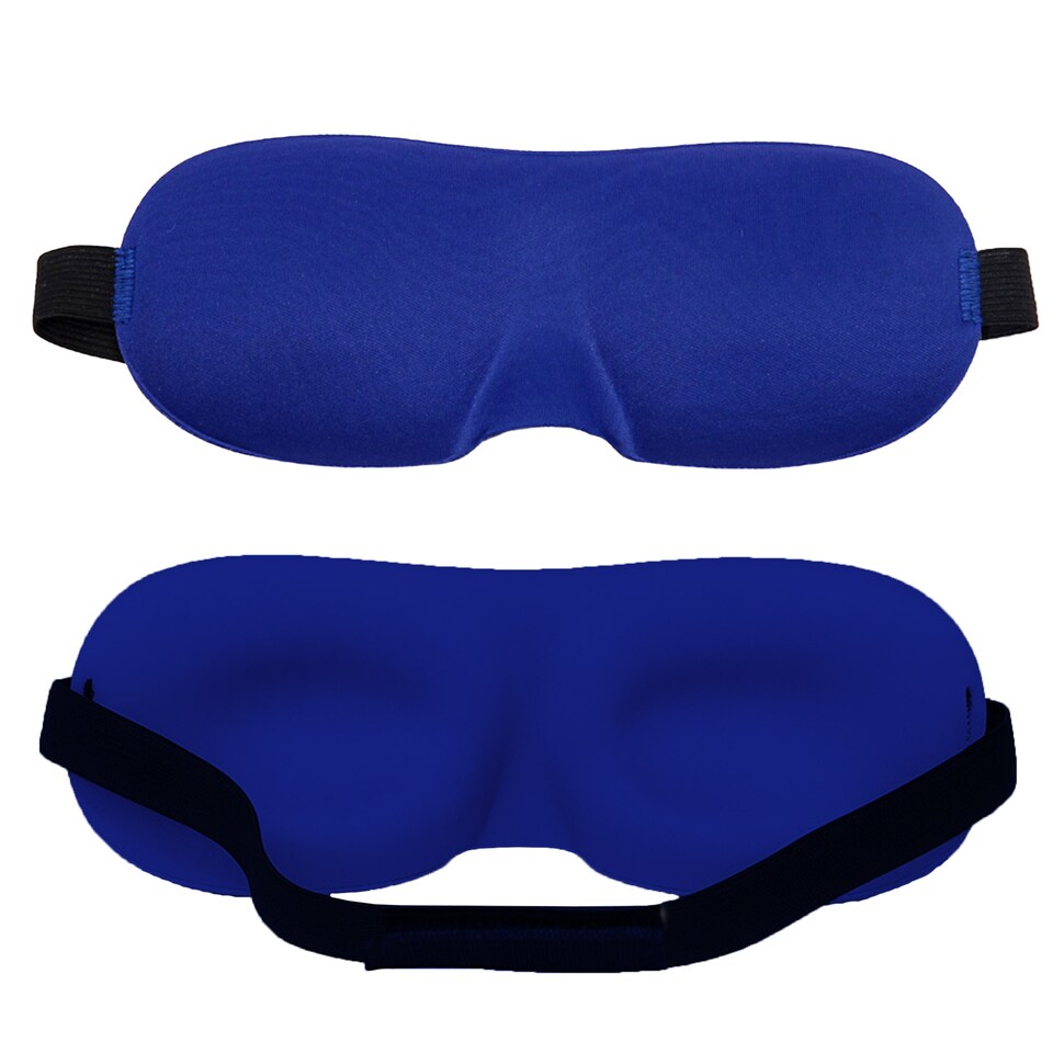 image 1 of 3D Sleep Eye Mask with Adjustable Strap Luxury Blindfold Sleep Mask