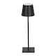 image 1 of ValueLights Black Rechargeable Indoor Outdoor Touch Table Lamp | Black
