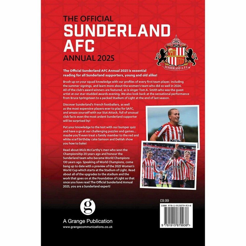 image 1 of Sunderland AFC 2025 Annual - Red/Multicoloured - One Size
