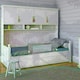 image 3 of Safetots Narrow Bed Rail, Grey 90cm Wide x 40cm Tall, Toddler Bed Guard For Safety
