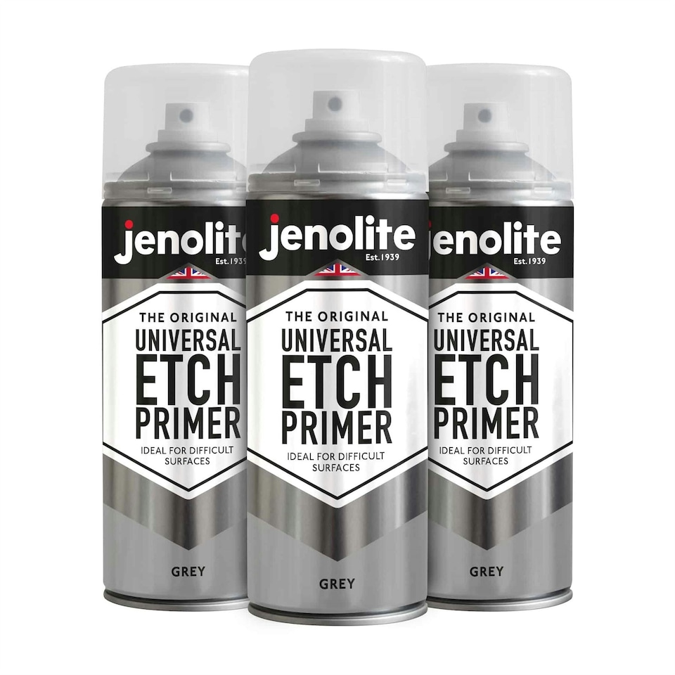 image 1 of Jenolite Universal Etch Primer - Grey - 400ml - 3-Pack