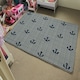image 4 of Anchors on Rope Pattern (Rug) | Blue | XL