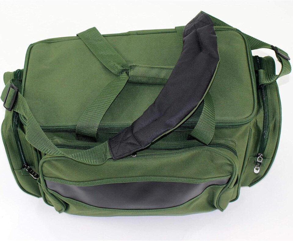 image 1 of Actiaspet Olive Green Heavy Duty Padded Hunting, Shooting, Fishing Carp Bag | 600D Polyester Construction
