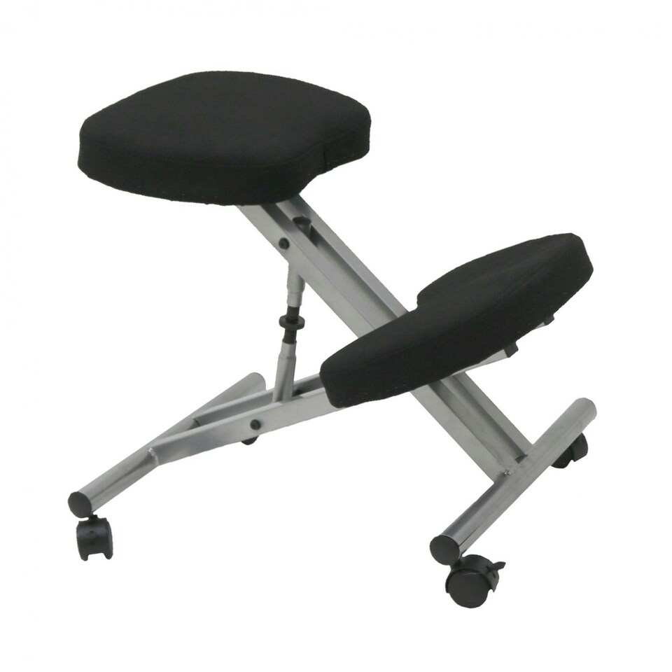 image 1 of Oypla Kneeling Orthopaedic Ergonomic Posture Office Stool Chair Seat Black