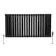 image 2 of Oval Column Radiator & Valves 600mm x 1200mm Black