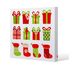 Stylish set of gifts (canvas) / 114 x 114 x 4cm | Multi