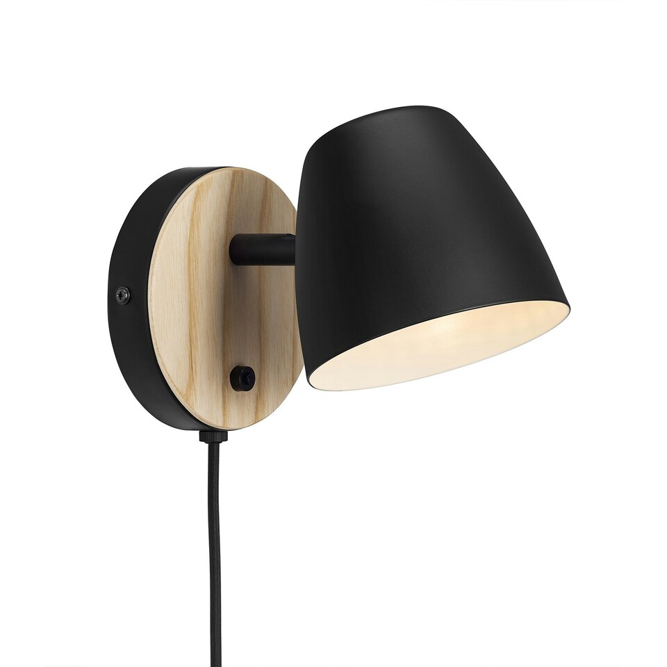 image 1 of Theo | Wall | Black Black | Black