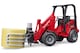 image 5 of Bruder Sch ffer Compact loader 2630 with bale gripper 1 round bale Construction Loader Model