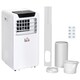 image 1 of HOMCOM 10000 BTU Mobile Portable Air Conditioner Room Ac Unit w/ RC, White