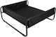 image 5 of Actiaspet Elevated Dog Bed Steel Frame Raised Pet Cot Black or Grey (Black, Large)