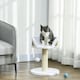 image 2 of PawHut Cat Tree Tower Activity Centre with Scratching Posts White
