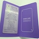 image 3 of May Your Memories Bring You Comfort..Wallet Card (Sentimental Keepsake Wallet / Purse Card)