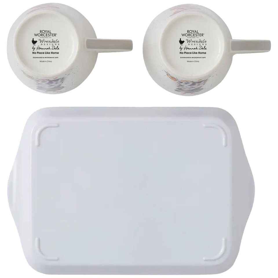 image 1 of Wrendale Designs Christmas No Place Like Home Mug and Tray Gift Set