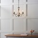 image 5 of Bernice 3 Light Multi Arm Ceiling Pendant Antique Brass, E14