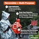 image 3 of aZengear Emergency Survival Poncho (4pc) Thermal Mylar Foil Coating Blanket for Heat Retention, Rain, Waterproof Outdoor Kit