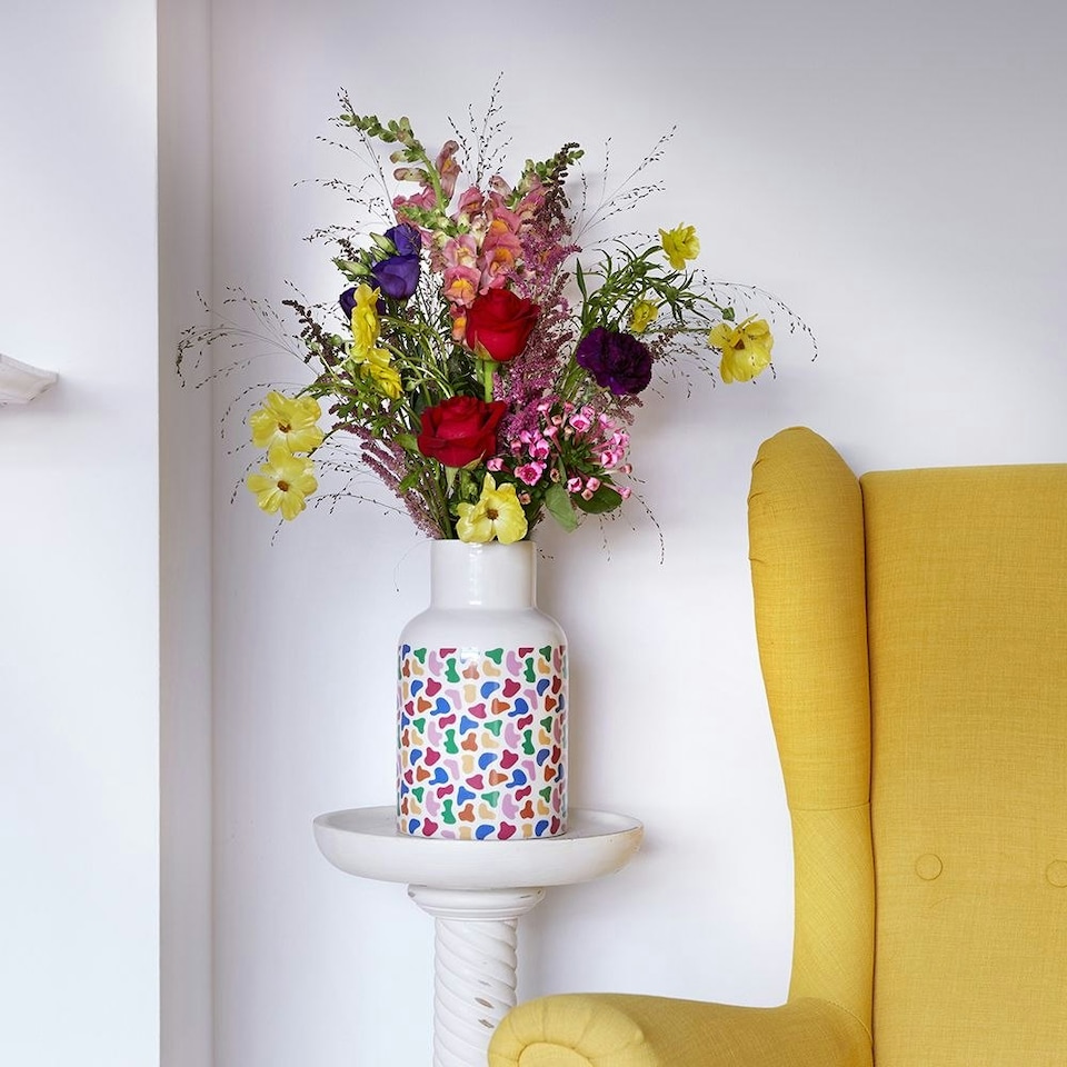 image 1 of Large Frida Ceramic Flower Vase - H25cm