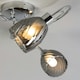 image 5 of BHS Arya 3 Light Flush Bathroom Ceiling Light | Silver | Chrome | 1