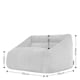 image 9 of icon Kids Cecila Jumbo Cord Sofa Bean Bag, Stone