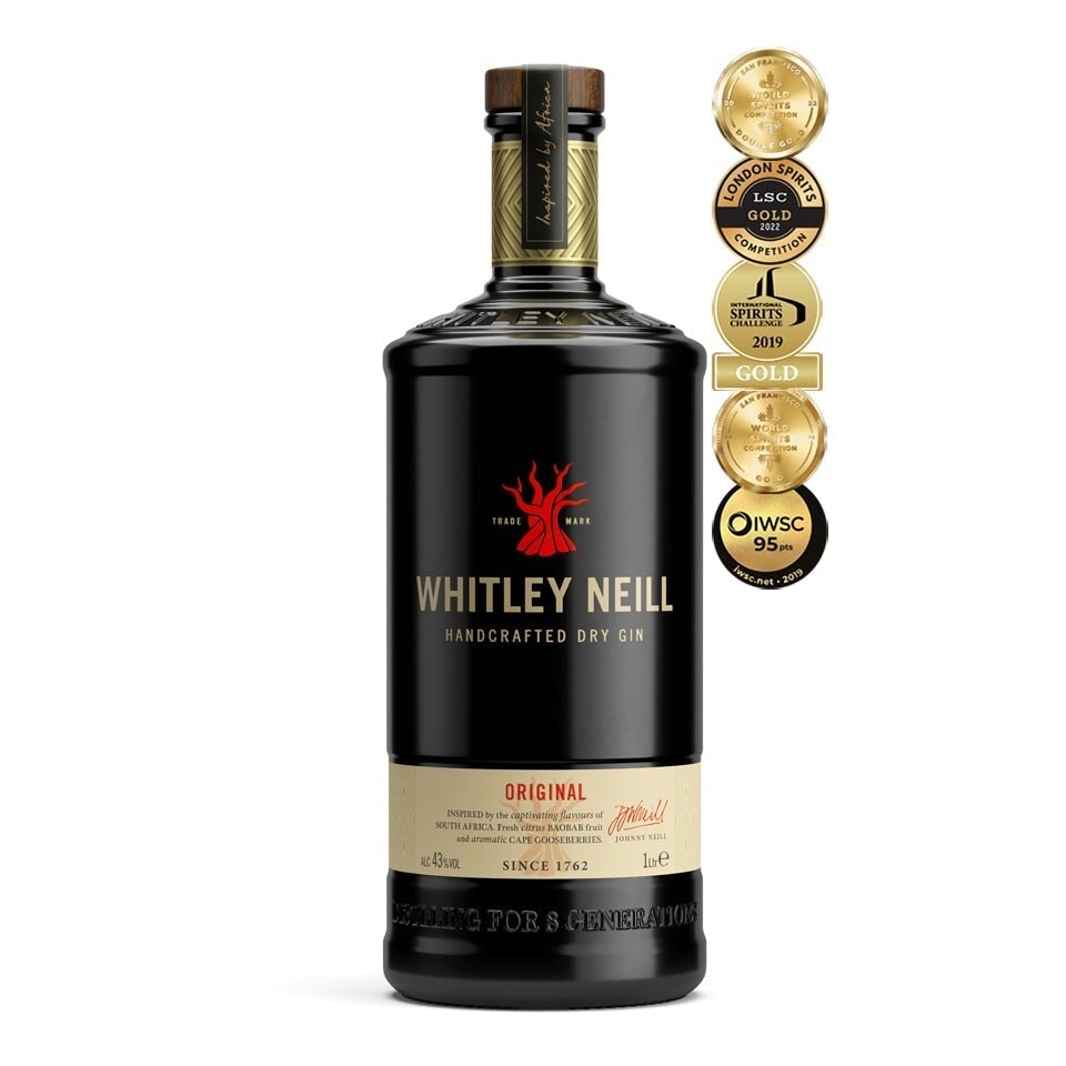 image 1 of Whitley Neill Original Dry Gin 1 Litre
