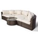 image 5 of Monaco Luxury Large Rattan Garden Sofa Set | Brown | Brown | Five Plus Seater