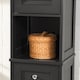 image 10 of SoBuy FRG236-DG,Tall Bathroom Storage Cabinet with 2 Shutter Doors | Grey | Grey | 1