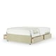 image 1 of Neptune Spring Cream Naples Velvet 4 Drawer Divan Set King Size