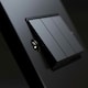 image 2 of SE HOME Matt Black 1 Gang 13A DP Ingot 1 USB Switched Plug Socket Black | Matt