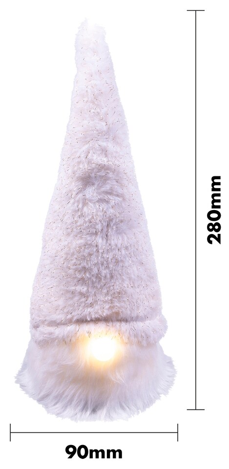 image 1 of St Helens Sitting Gonk with LED Nose (Sammi)