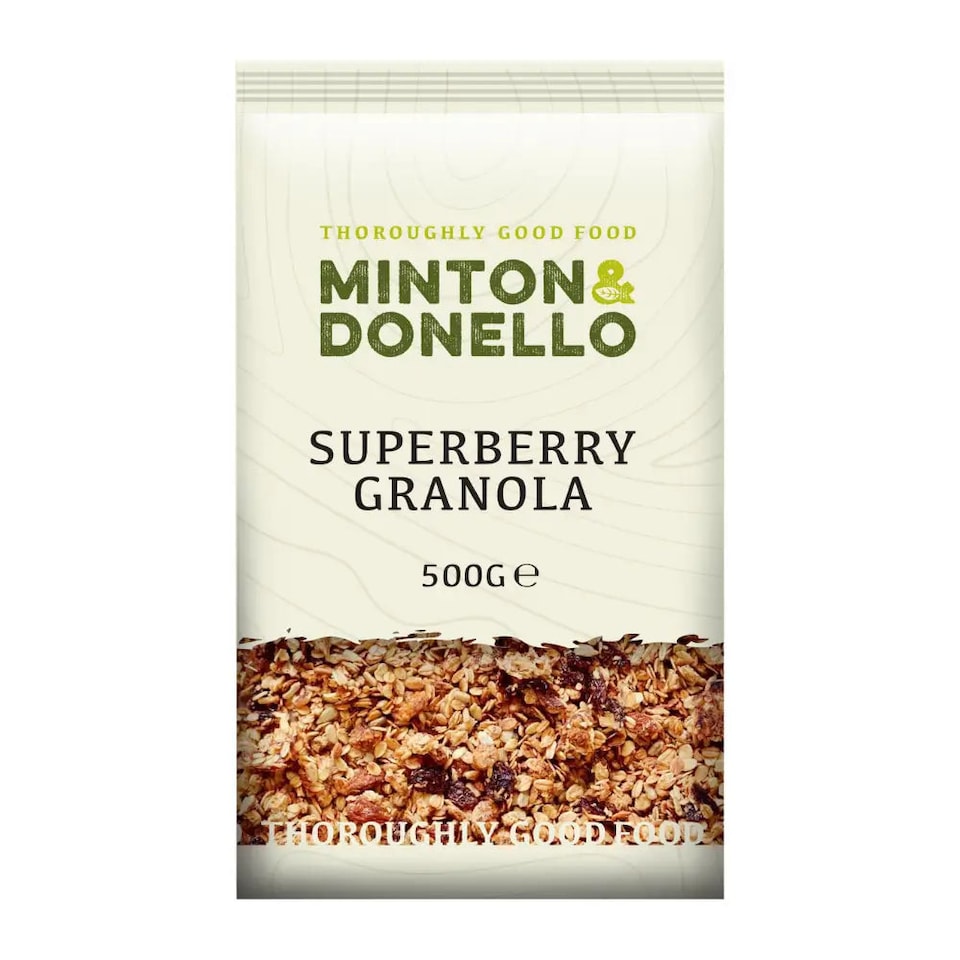 image 1 of Minton & Donello Super Berry Granola Crunch 6 x 500g