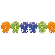 Clown Honeycomb Garland Multi-Colour Paper Decoration - 4 Metre
