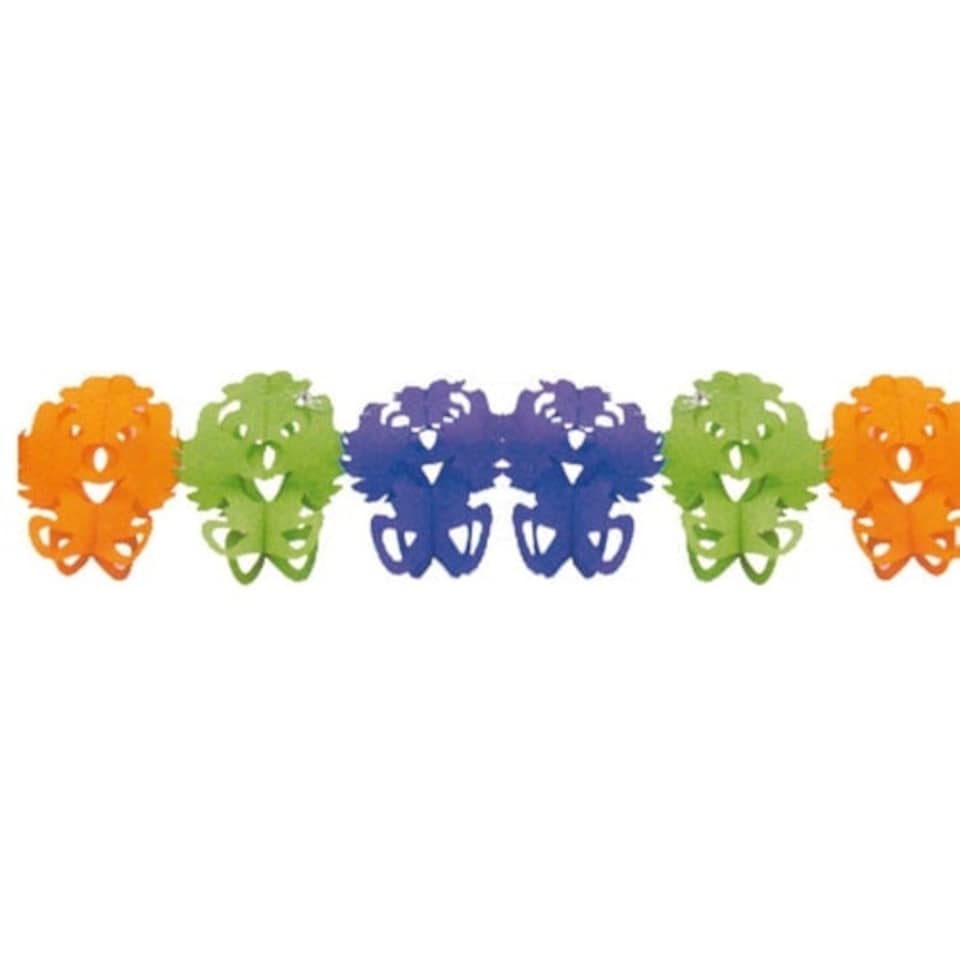Clown Honeycomb Garland Multi-Colour Paper Decoration - 4 Metre