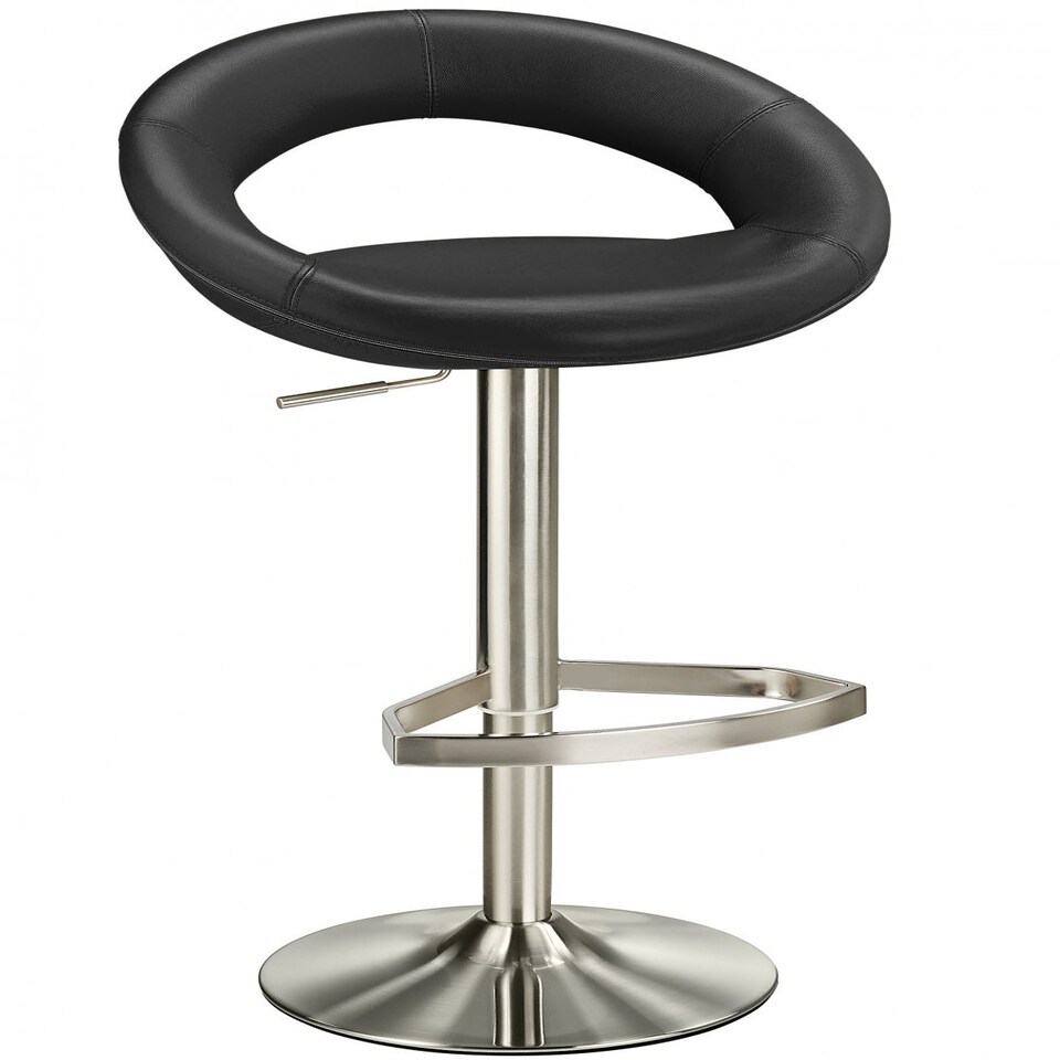 image 1 of Lunar Adjustable Bar Stool - Brown Brown