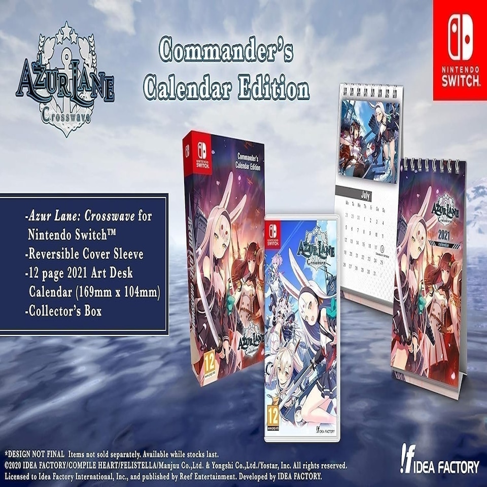 image 1 of Azur Lane: Crosswave (Commander's Calendar Edition) Switch