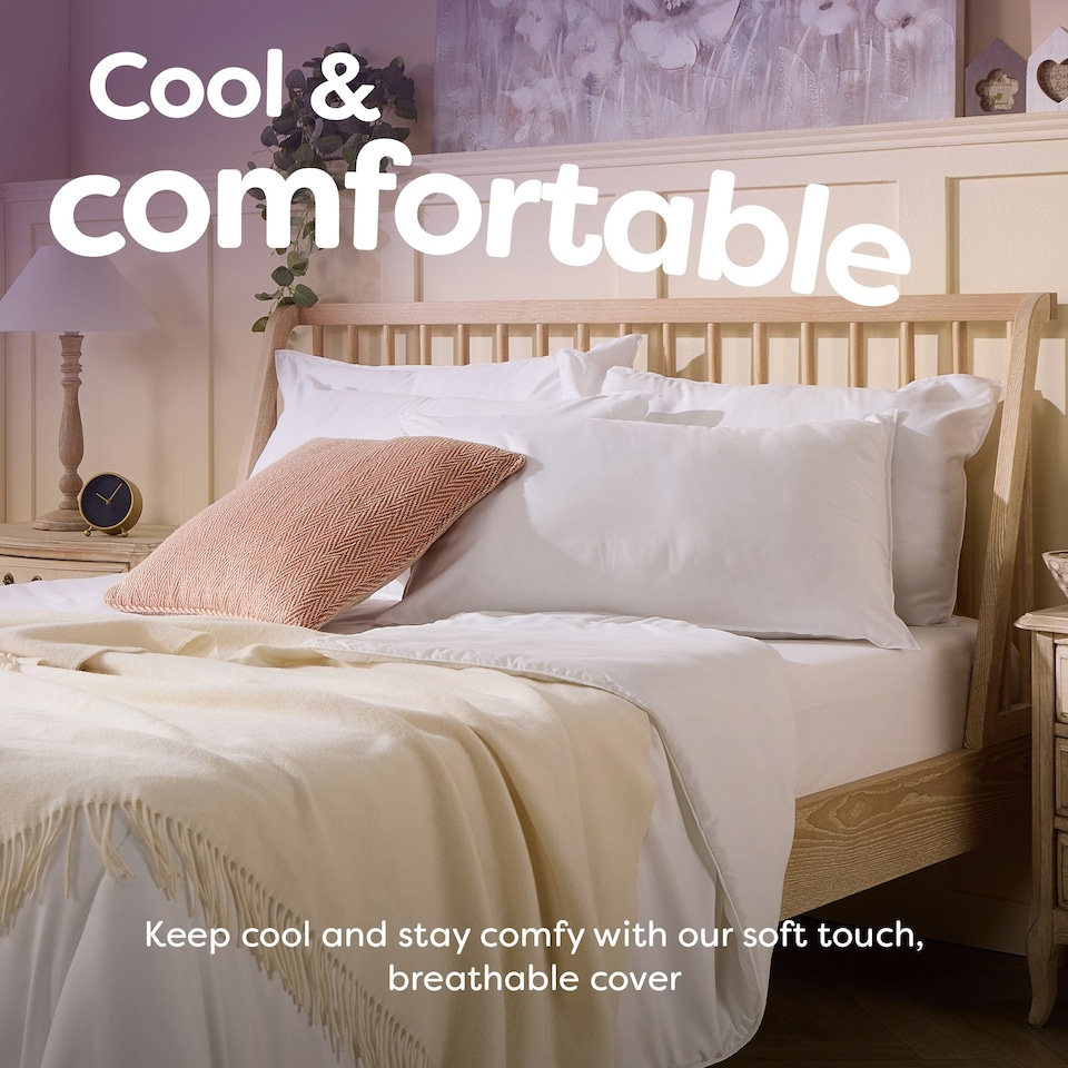 image 1 of Slumberdown Climate Control Pillow, Medium Support, 2 Pack