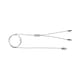 image 2 of XD Collection Braided Cable - Grey - One Size