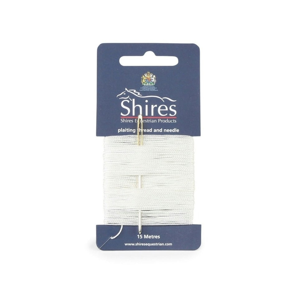 Ezi-Groom Horse Plaiting Thread - White - One Size