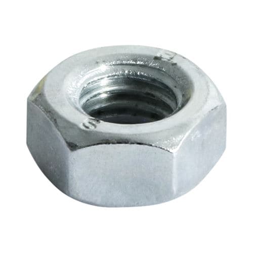 Timco - Hex Full Nuts - Zinc (Size M20 - 2 Pieces)