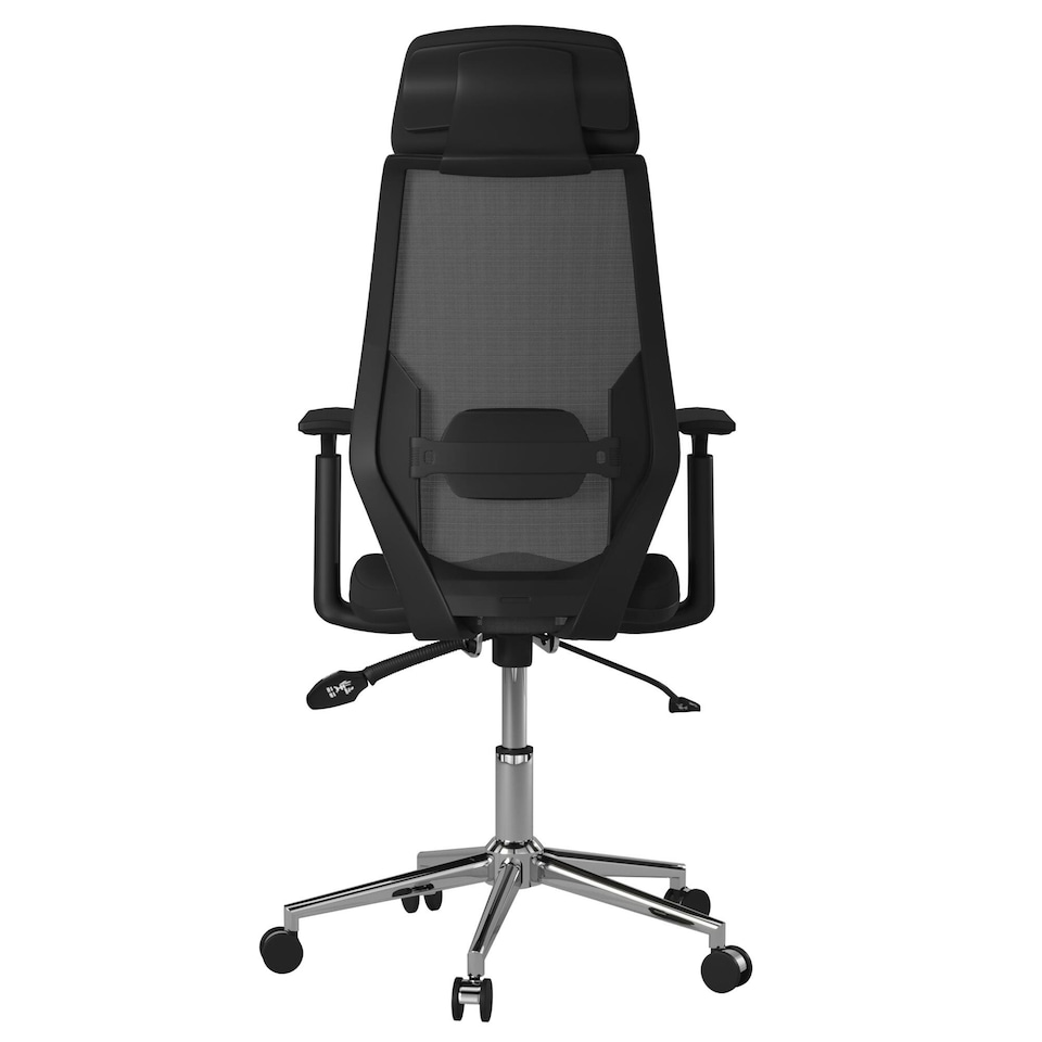image 1 of Clifton office chair with wheels in black Black | Black