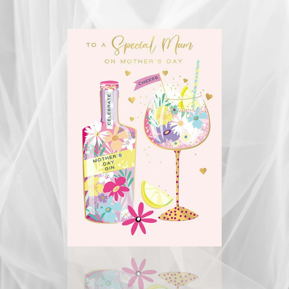 image 1 of Words 'n' Wishes Mother's Day Card to my Mum on Mother's Day, 22 x 15.8 cms, Multi-coloured