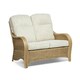 image 2 of Desser Turin Light Oak Rattan 2 Seater Sofa Set in Jasper - Conservatory Sofa Suite
