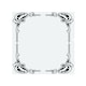 image 1 of Decorative Border Splash Back | White
