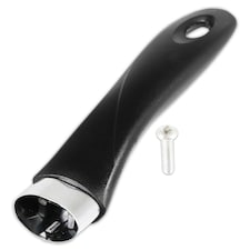 SPARES2GO Frying Pan Handle Curved Black Bakelite Saucepan Pot Cookware Replacement (200mm) Black
