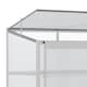 image 8 of Outsunny 4x2ft 3-Tier Greenhouse Outdoor Plant Grow Aluminium Frame w/ Roof Door