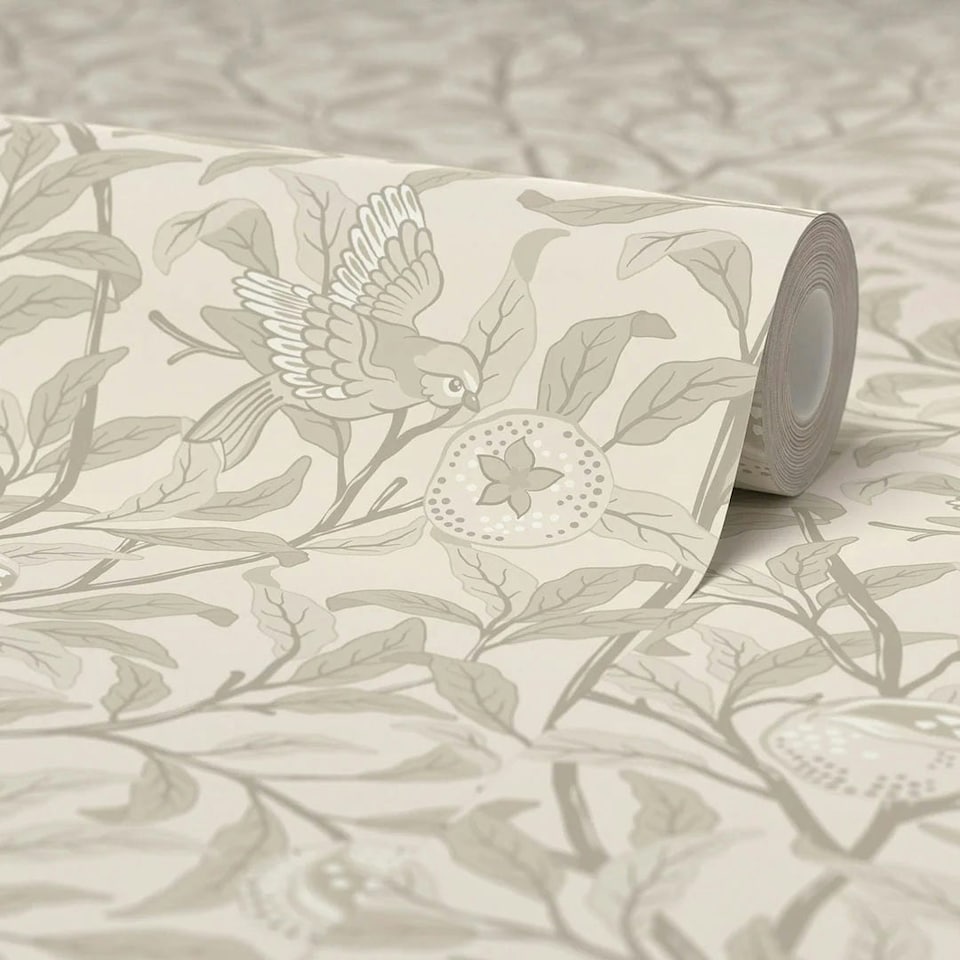 image 1 of Beauty of Nature Wallpaper in Warm Neutrals Multi